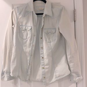 Washed Denim bleached shirt